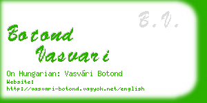 botond vasvari business card