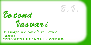 botond vasvari business card